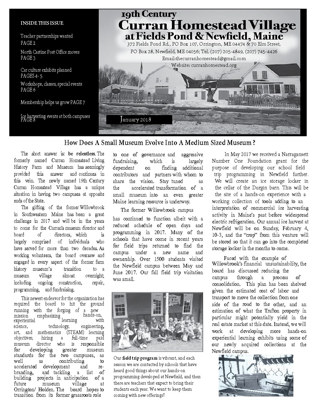 Curran Newsletter, January 2018 Proof