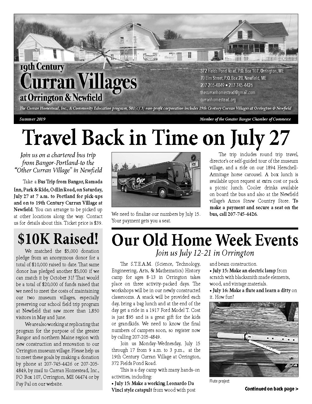 Curran Newsletter Summer 2019