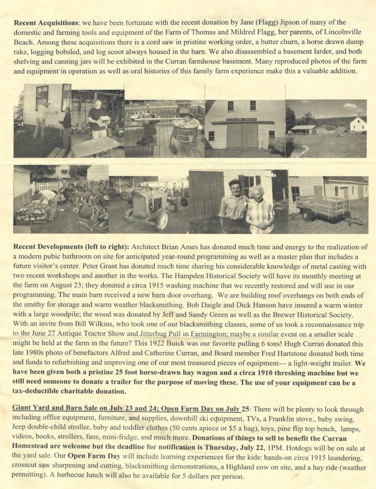 Curran, The Homesteader, Summer 2010, Page 3
