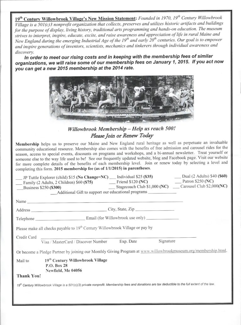Willowbrook, Newsletter, December 2014, 6