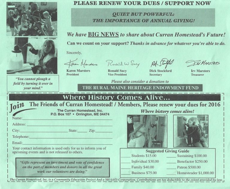Curran, Newsletter, Winter 2016, 2