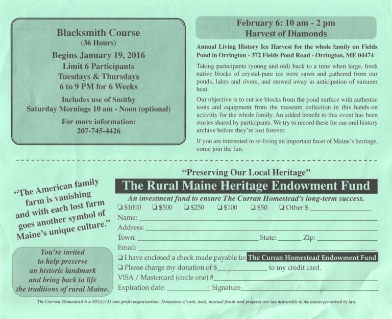 Curran, Newsletter, Winter 2016, 4