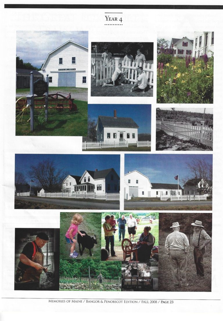 Fall 2009, Memories of Maine Magazine, Old Family Farm ( Curran Homestead) Thrives as Living History Museum, Steve Cartwright, 4